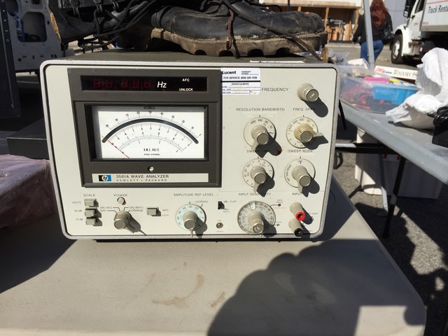 Hewlett Packard 3581A Wave Analyzer