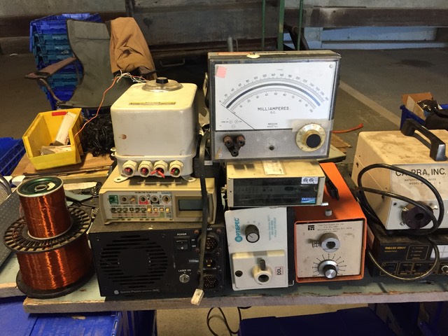 Fluke 8012A DMM and Weston Model 911 Laboratory Milliammeter