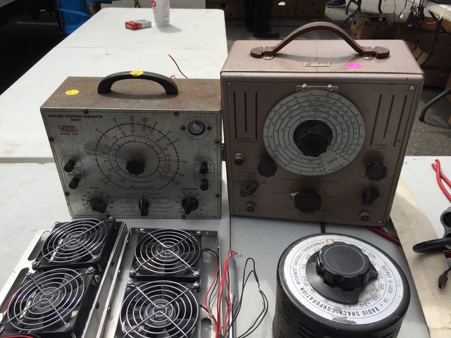 Eico 950 Resistance-Capacitance-Comparator Bridge and Triplett 2432 Signal Generator